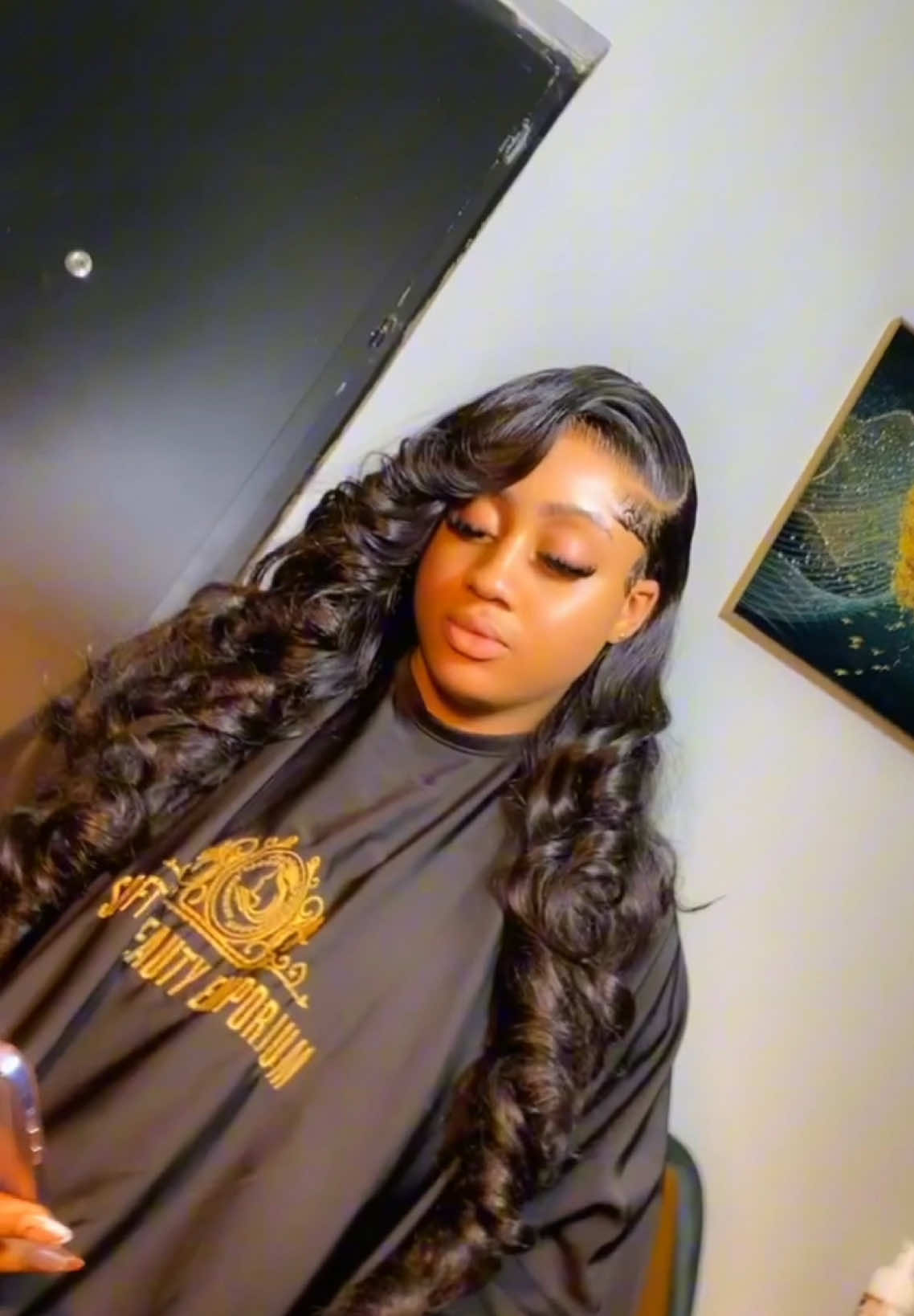 5by5 closure wig installation💯 Asaba baddest hairstylist ✂️🔥 #softtouch #frontal #wig #fyp #following @presh_xoxo #creatorsearchinsights 