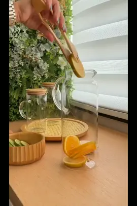 KIT 3 JARRAS TAMPA DE BAMBU LINK NA BIO descrição (CASA) #viral #viral_video #explorar #casa #utensilios #jarra #vidro 