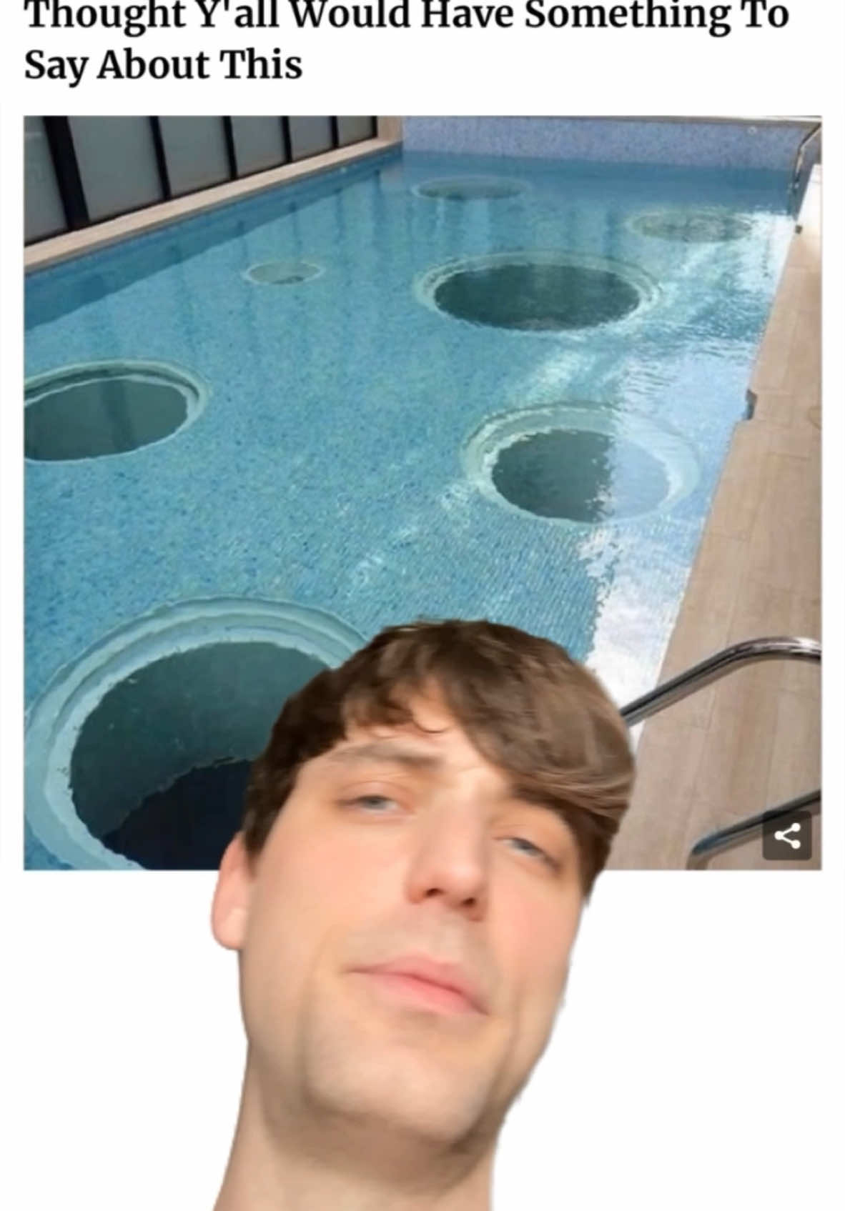 The pool is in the rooms