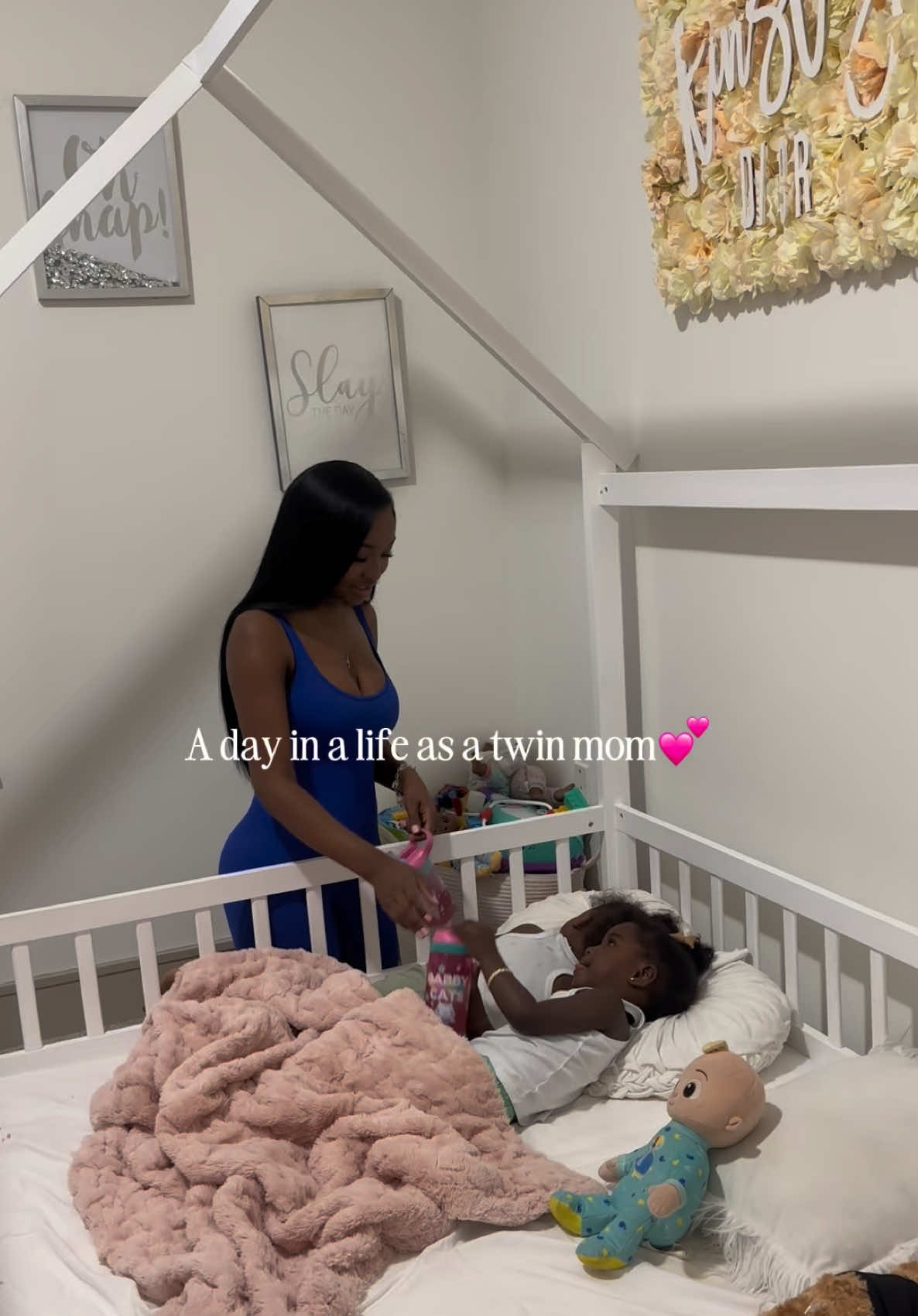 *TRANSPARENT MOMENT*  A video can reveal a thousand things and also nothing at all. Yesterday was extremely hard for me, crying constantly in between the day.. with so many unfortunate things coming up this week and guess what I had to do? Suck it up and be a parent lol. I wanted to share this because I know a lot of my girls ask how do I do it and the short answer is the strength I receive from God and the fact that they didnt ask to be here! Its up to me to make sure everything is glitz and glam when it comes to my two. Anywho I wouldnt trade this for anything in the world. I love every emotion that comes with this. Keep going mamas, I love yall🥹 #mom #momlife #momtok #toddler #toddlersoftiktok #dayinmylife #dayinmylife #Vlog #triplets #routine #fyp #trending #foryou #MomsofTikTok #twinmom #twins #twinsisters #adayinmylife #toddlersoftiktok 
