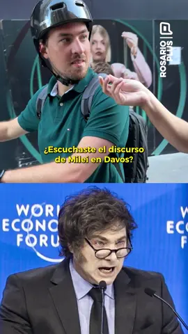 🏳️‍🌈 ¿QUÉ OPINA ROSARIO DEL DISCURSO DE ODIO DE MILEI? La semana pasada el Presidente Javier Milei destiló odio en el Foro de Davos y dijo, entre otras frases, “La ideología de género constituye lisa y llanamente abuso infantil. Son pedófilos”. ¿Qué te pareció el discurso? #Argentina #Noticias #Homofobia #Milei #Rosario