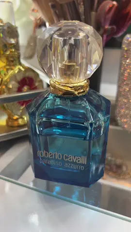 Todays highlighted fragrances for today. #robertocavalli #paradisoazzurro #fragrancelibrary #fragrancetiktok #perfumetiktok #beauty #fragrance #designer #parfum 