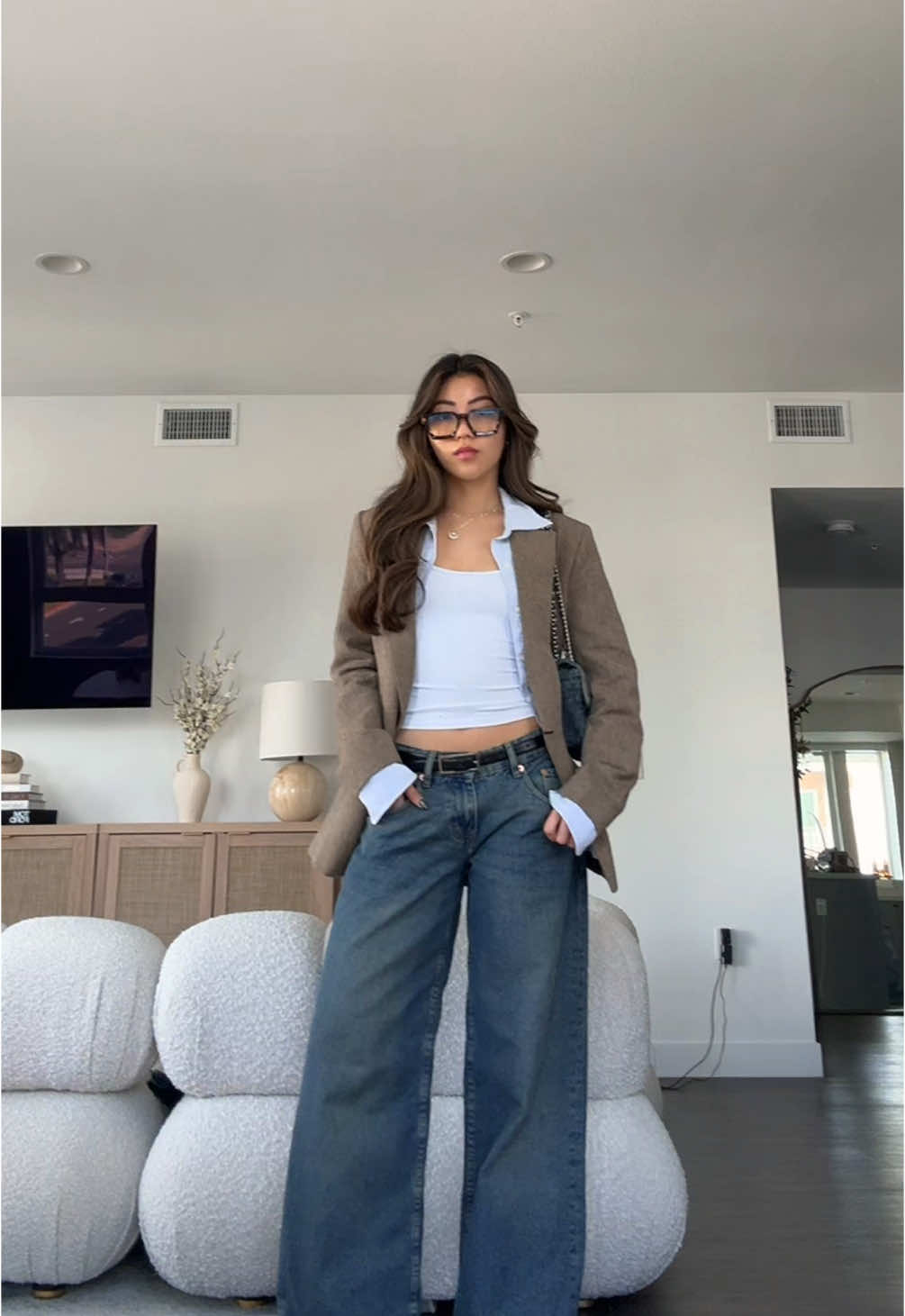 serving studious today😫🤓 #OOTD #outfit #outfits #outfitcheck #fitcheck #outfitinspo #fitspo #businesscasualoutfits #workoutfit #schooloutfit #chicoutfit #modestoutfits #outfitideas #outfitideasforyou #easyoutfit #casualoutfits #simpleoutfit #preppyaesthetic #preppyoutfit #pinterestoutfits #howtostyle #oversizedjeans #oversiedblazer #styletips #outfitinspiration #whattowear #fashion #pinterestoutfit #OOTDS #ootdfashion #ootdinspo #everydayoutfit #fashiontiktok #fashiontok #fashiongirl #coorporateoutfit #coorporategirly #zarablazer #matureoutfits #scandinavianoutfit #scandinavianstyle #stockholmstyle #fyp #fypシ #foryourpage #foryoupageofficiall #virall #trendingvideo #fypシ゚viral 