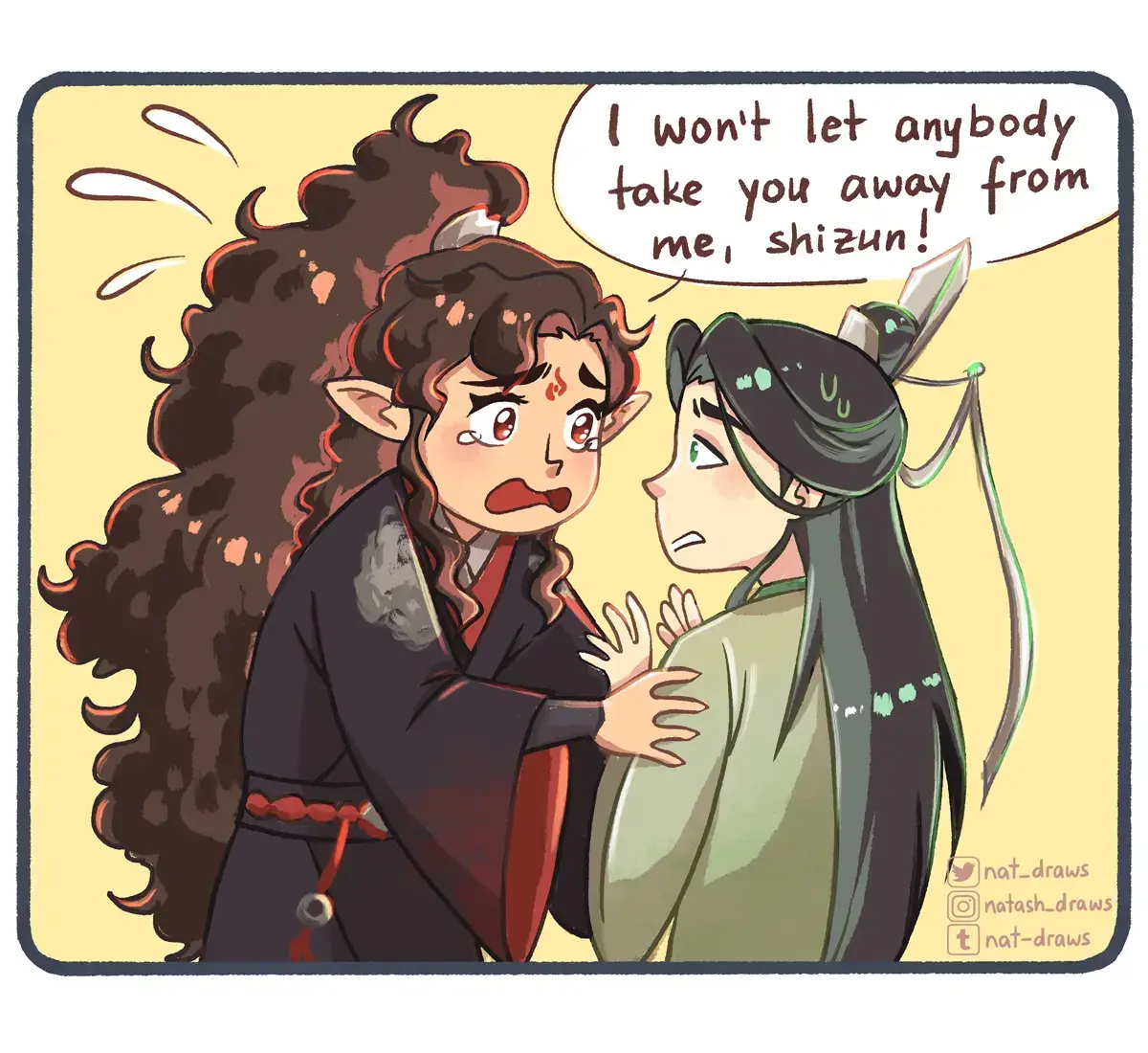 This is one of my first svsss comics, I drew it in 2023. #svsss #scumvillainsselfsavingsystem #bingqiu #luobinghe #shenqingqiu #mxtx #danmei 