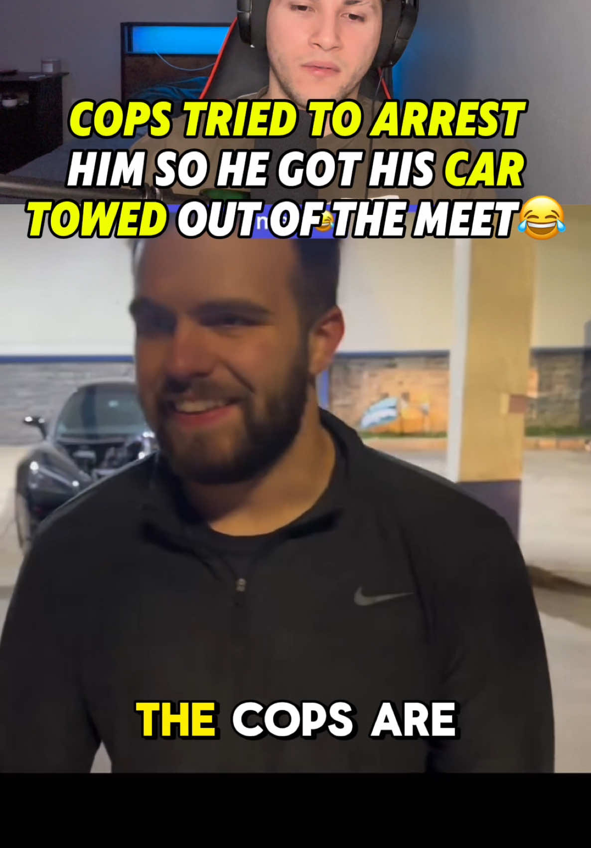 Cops vs 200 IQ  #fyp #cars #carsoftiktok #corvette 