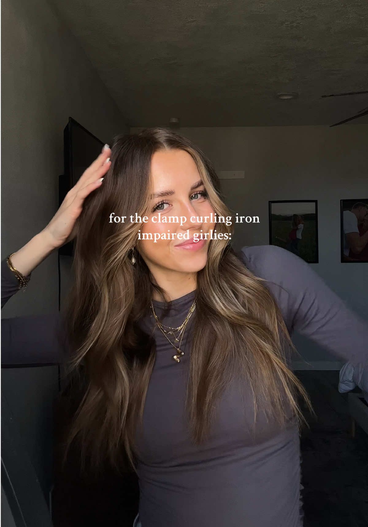 if you can’t use a clamp iron, now you can🤪 #hair #hairstyle #hairtutorial #tutorial #hairtok #curl #curlingiron #viralhair #fyp #fypシ @Verb Products @Matrix 