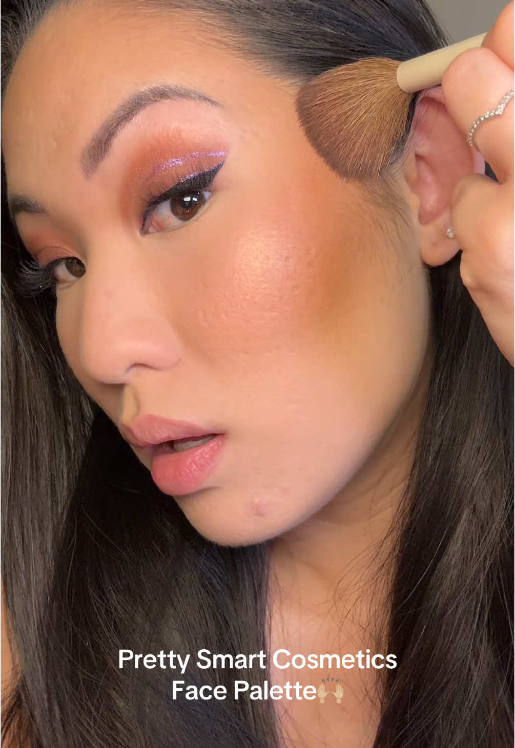 3 AMAZING products in a palette for $11? YOU NEED! Their powder formulas are literally🤌🏼😱 @Pretty Smart cosmetics  #makeup #beauty #prettysmart #walmart #musthave #affordable