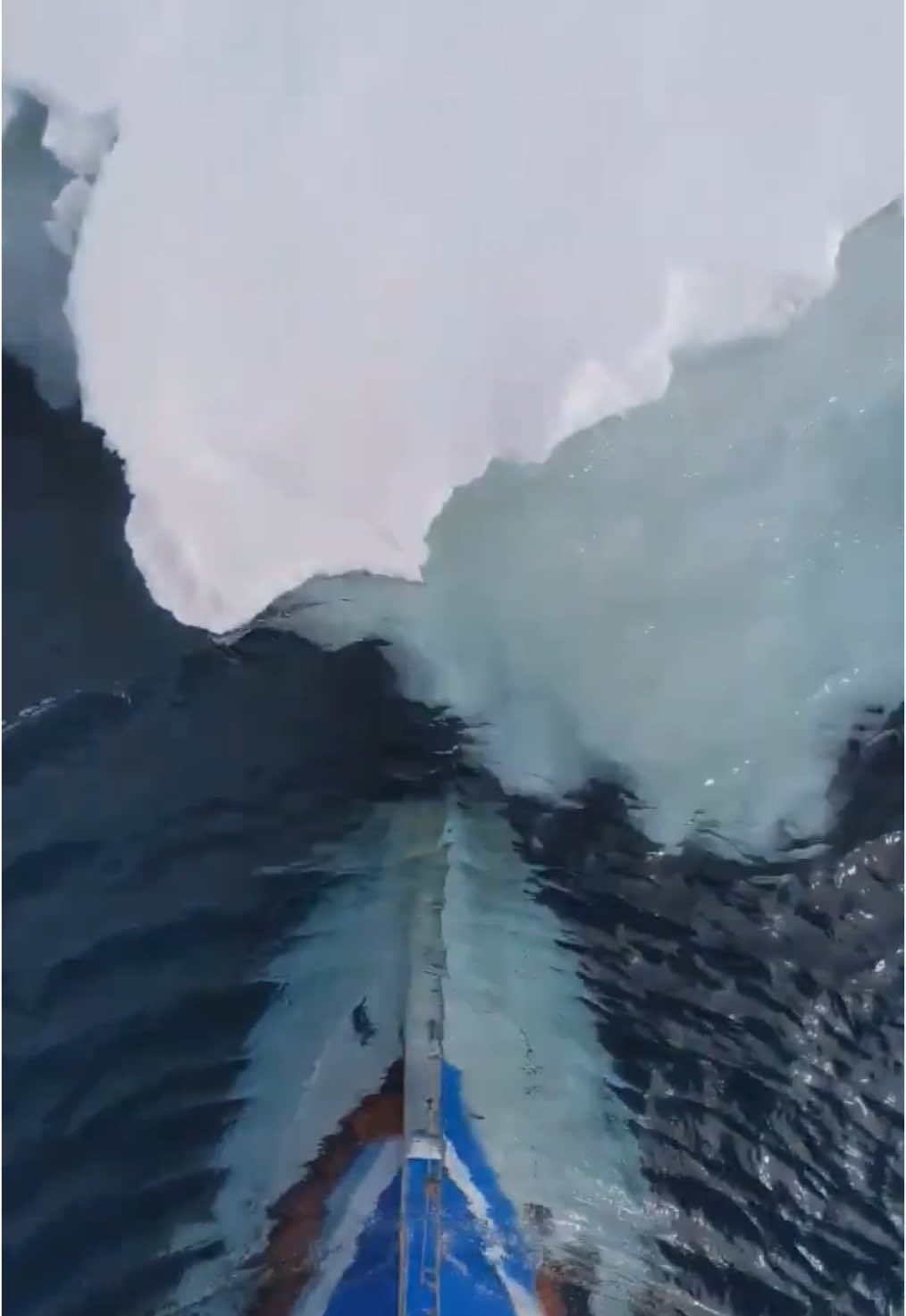 East Greenland 🧊 #ship #vessel #ice #breaking #icebreaker #icecondition #cold #frozen #icenavigation 