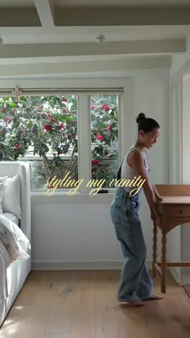 new vanity is in!!! I am actually obsessed and loved styling this piece!! #homedecor #Home #interiordesign #homedecorideas #vanity 