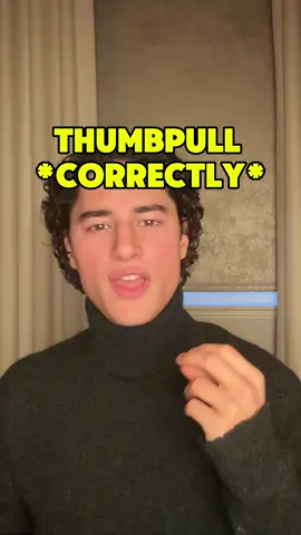 You need to thumbpull correctly  #GlowUp #jawline #mewing #looksmax 