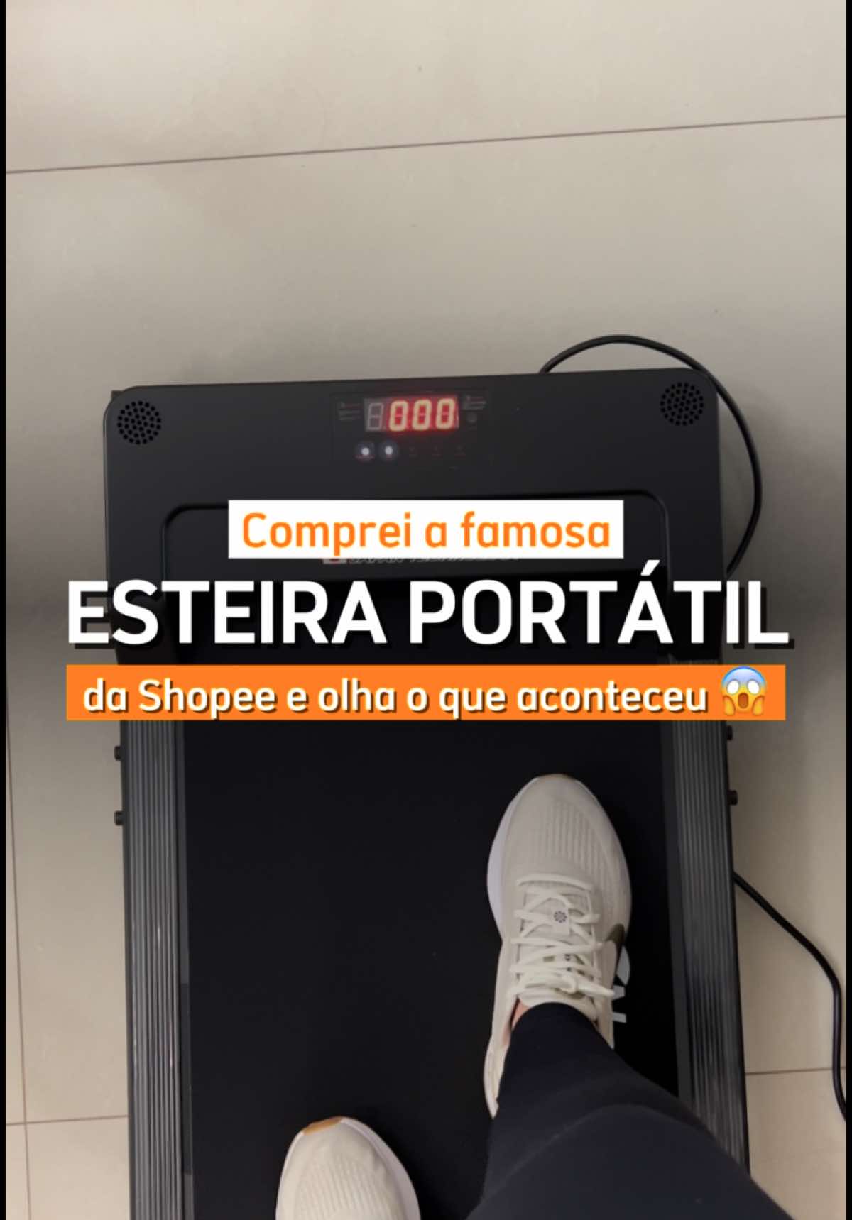 Link na Bio - N° 73 #achadosshopee #esteiraportatil #projetofitness 