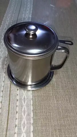 Stainless steel oil pot strainer  #oilstrainer  #oilstrainerpot  #lagayanngmantika  #useoilpot 