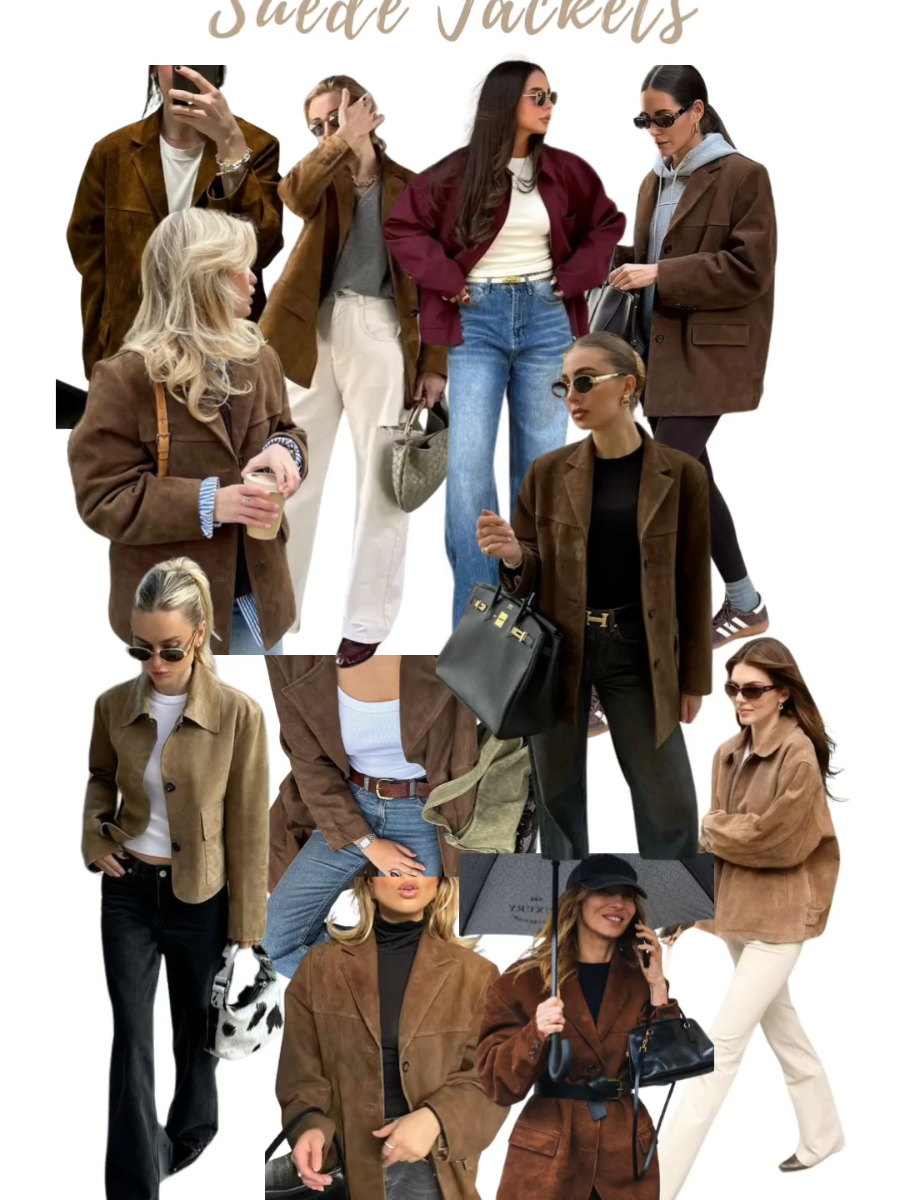 Suede jacket season is here! 🤎 ✨ Recreating dreamy Pinterest outfits with this timeless staple - effortless, chic and perfect for cold weather. Which look are you saving? ❄️  Comment 'shop' and I will send you the links in your DM. 🔗  #suedejacket #suedeblazer #springtrends #2025trends #neutralfashion #transitionalseason #outfitinspo 