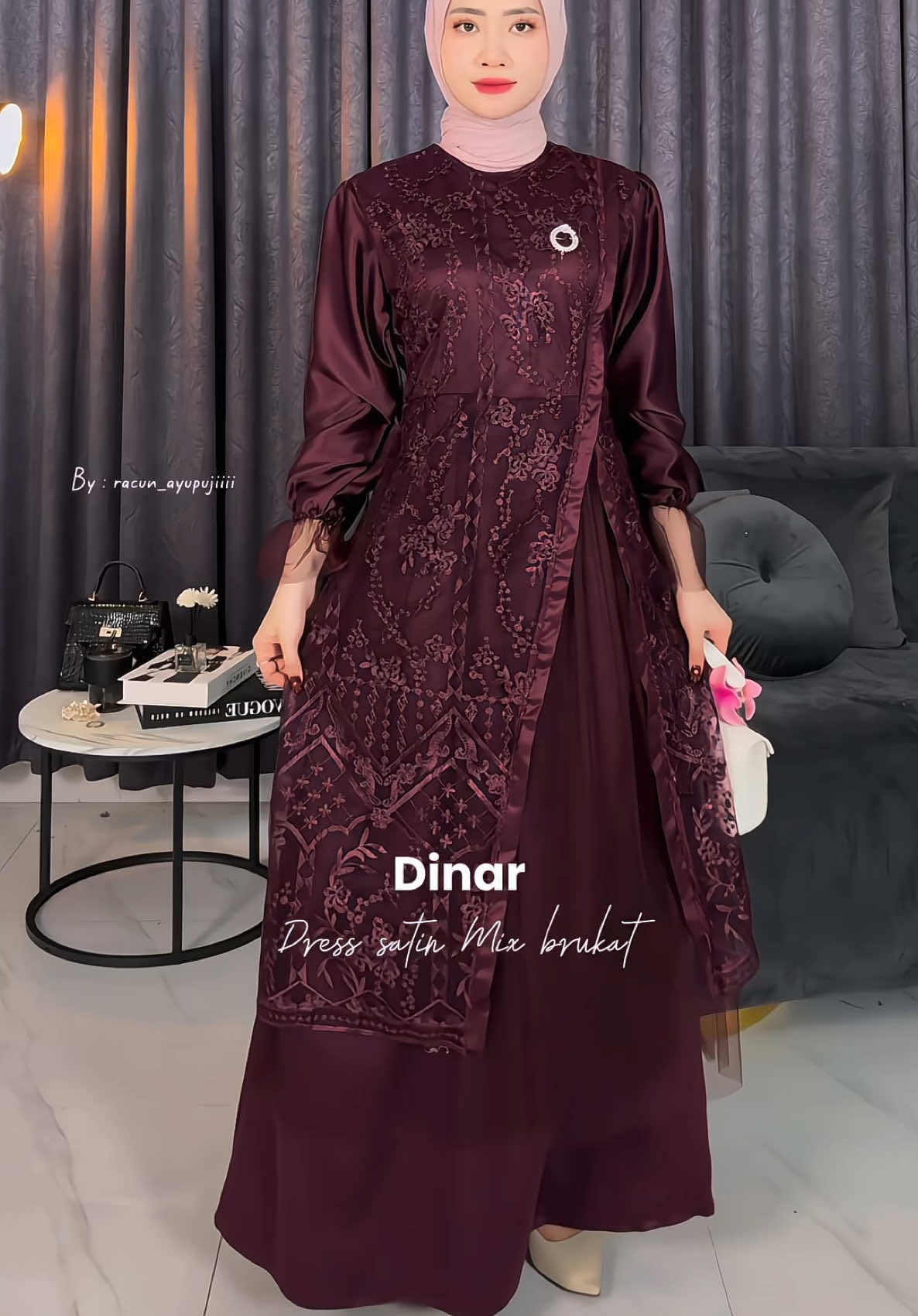Masyallah dressnya cakep betul😍🥰 #outfitinspiration #ootdhijab 