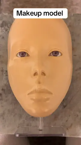 Makeup model  I have done my first makeup practice on my makeup model (mannequin)  As I’m progressing with my course I want get into trying things out and practicing… I am so pleased with the lashes though ❤️ #makeupmodel #mannequin #makeup #makeupproducts #beginnersmakeup #begginer #practicemakesperfect #practice #makeupart #muatok 