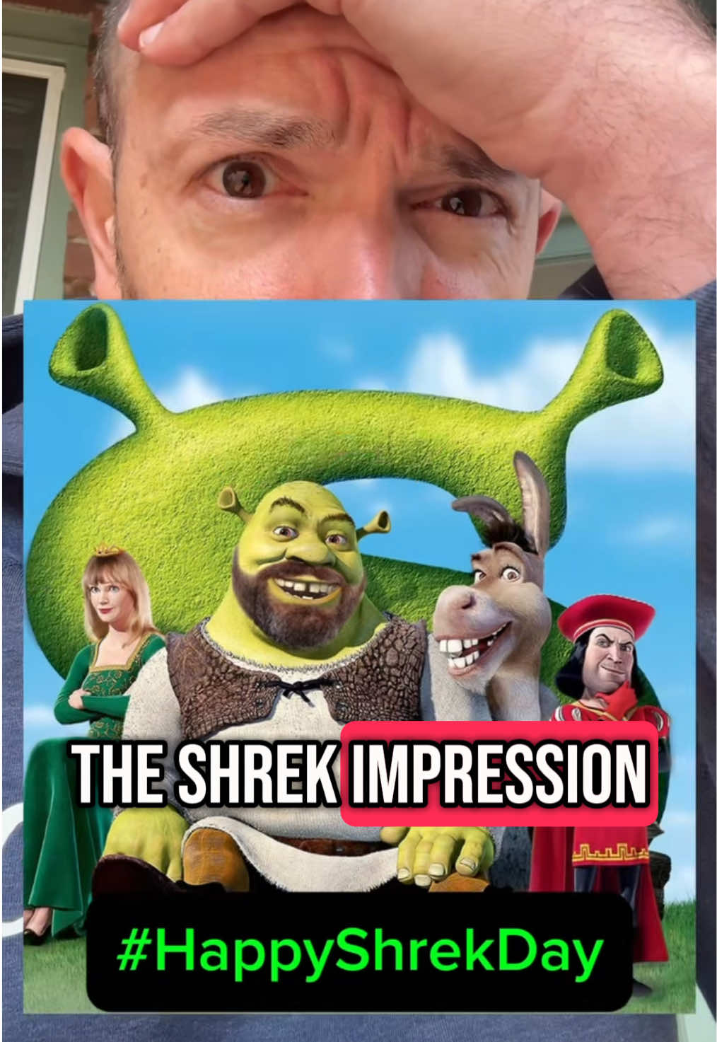 #happybirthday to me, wait no, #happyshrekday. Let’s see those #shrek #impressions people i want to see some #green faces and I’m not talking about #benjaminfranklin 