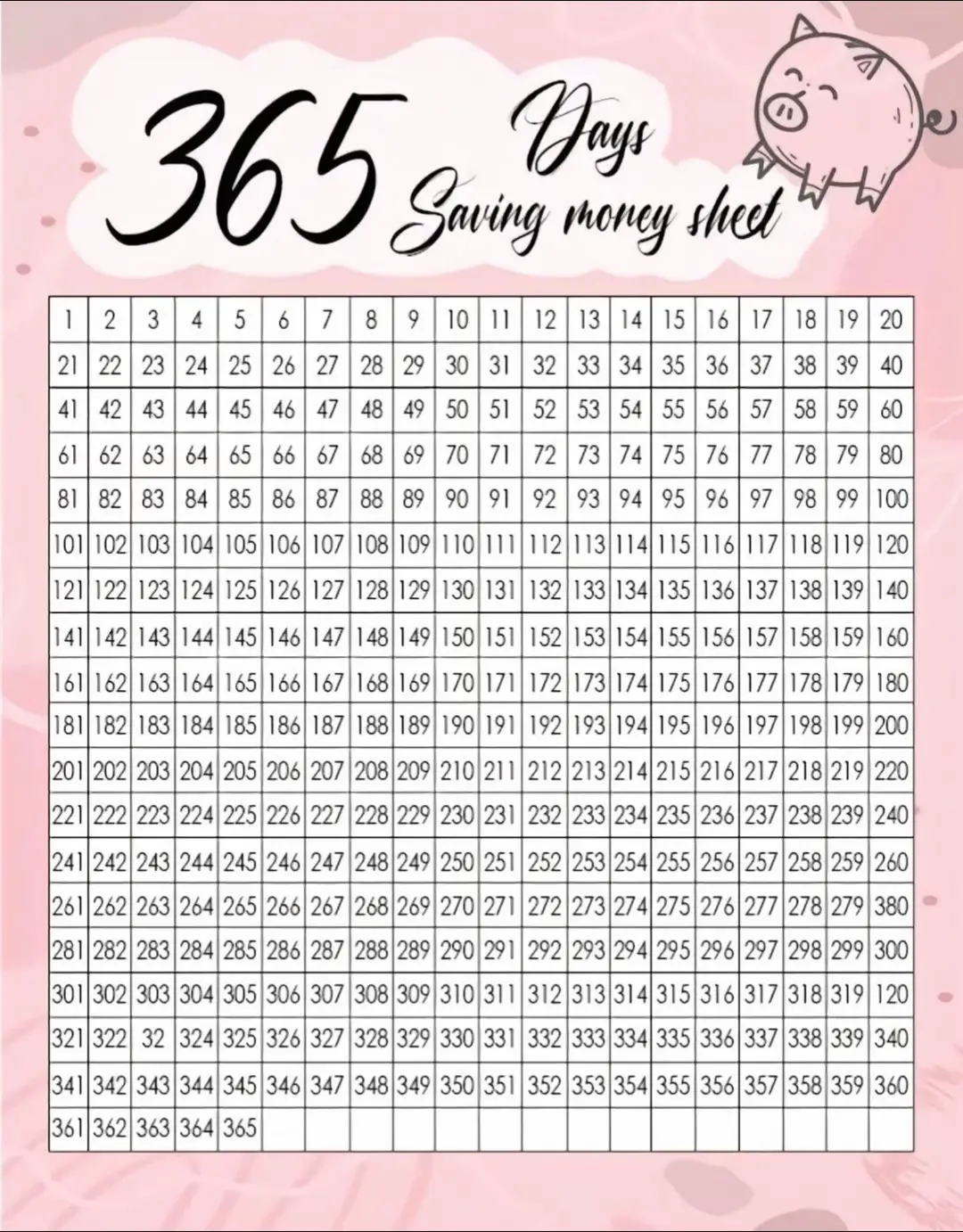 🪴Mẫu Tiết kiệm 365 ngày tiết kiệm 67tr/Năm 🪴