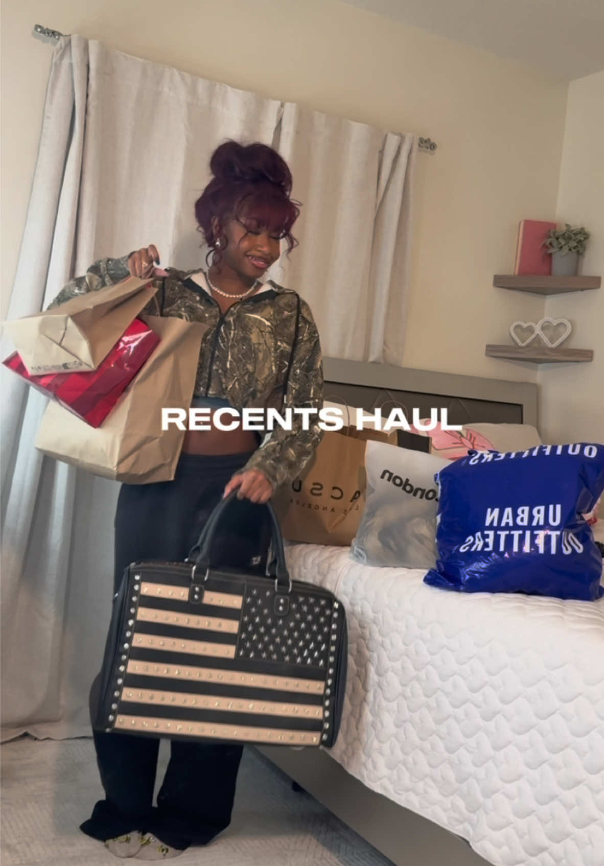 recents haul 🫶🏽 ft. @Urban Outfitters @Jaded London @montanawest @baroquegalleria @pacsun @VSPINK @H&M @aelfricedenofficial @prettylittlething #fyp #foryou #classofplt #prettylittlething 