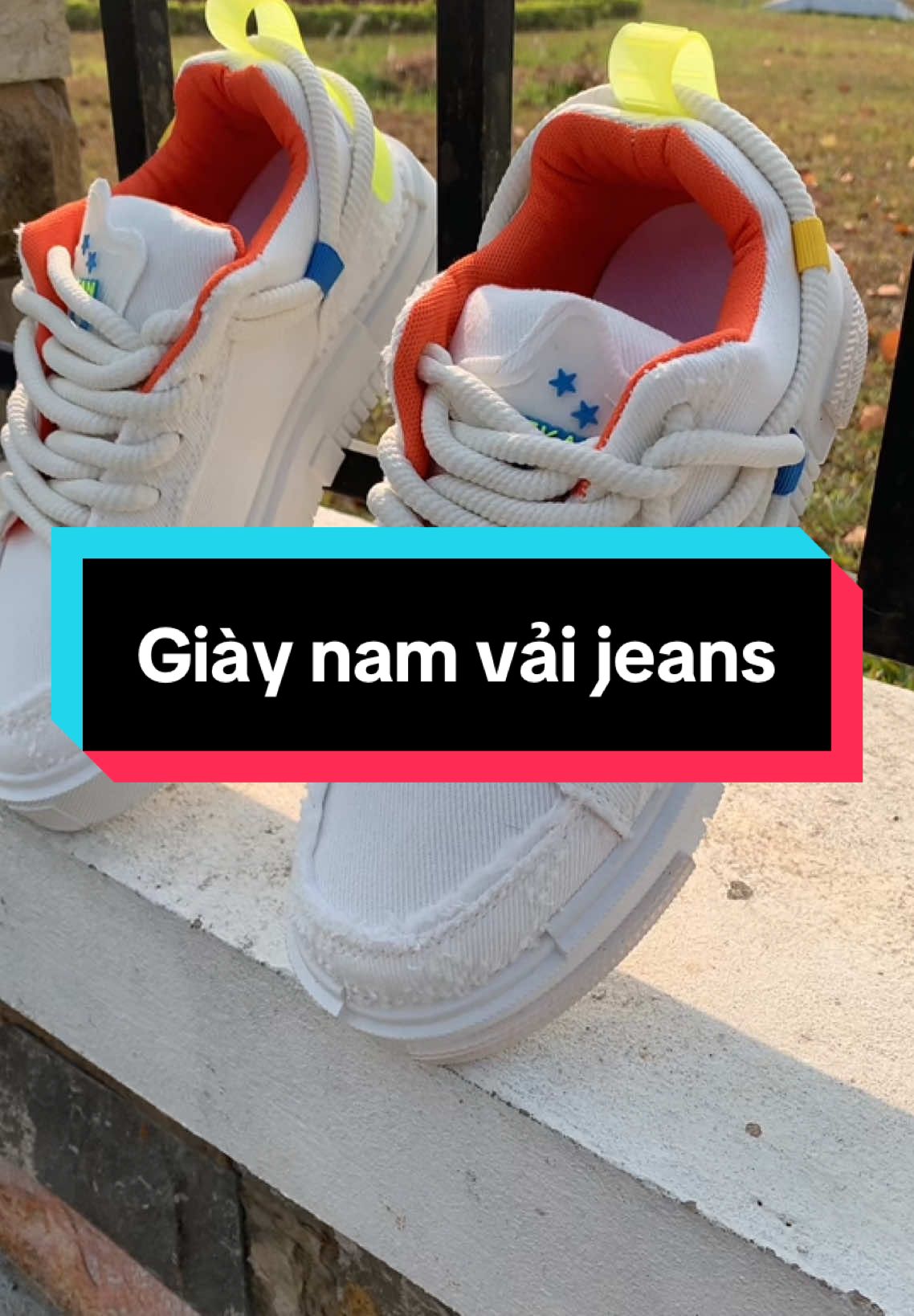 Giày nam vải jeans #giaysneakernam #giaythethao #giayhottrend #giaynam #ndshop 