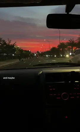 maybe? | #niki #onthedrivehome #relate #fyp #sunset