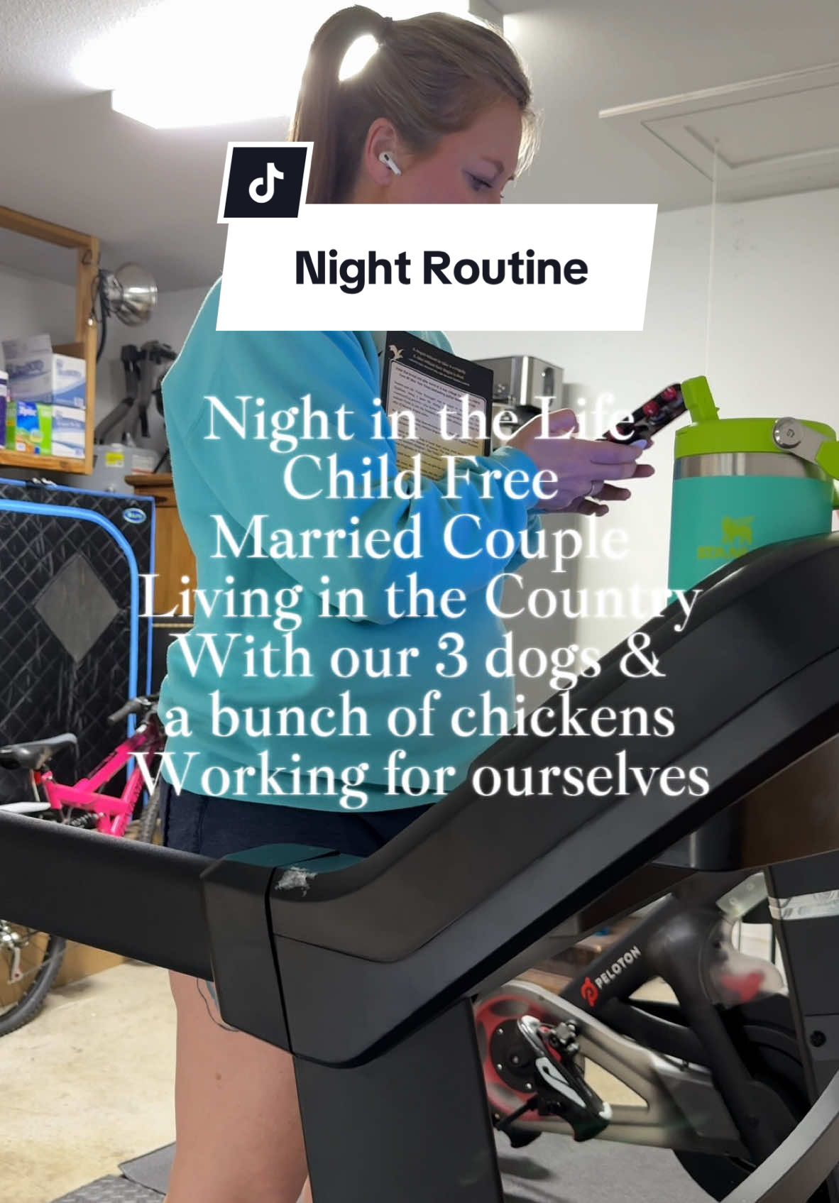 Night in the life 😎 child free married couple living in the country with our 3 dogs and a bunch of chickens working for ourselves 💙 Switching things up a little with a voiceover tonight! Let me know what yall think. Do you want more voiceovers?! #marriedlife #childfree #nightroutine #dogparents #marriedcouple 