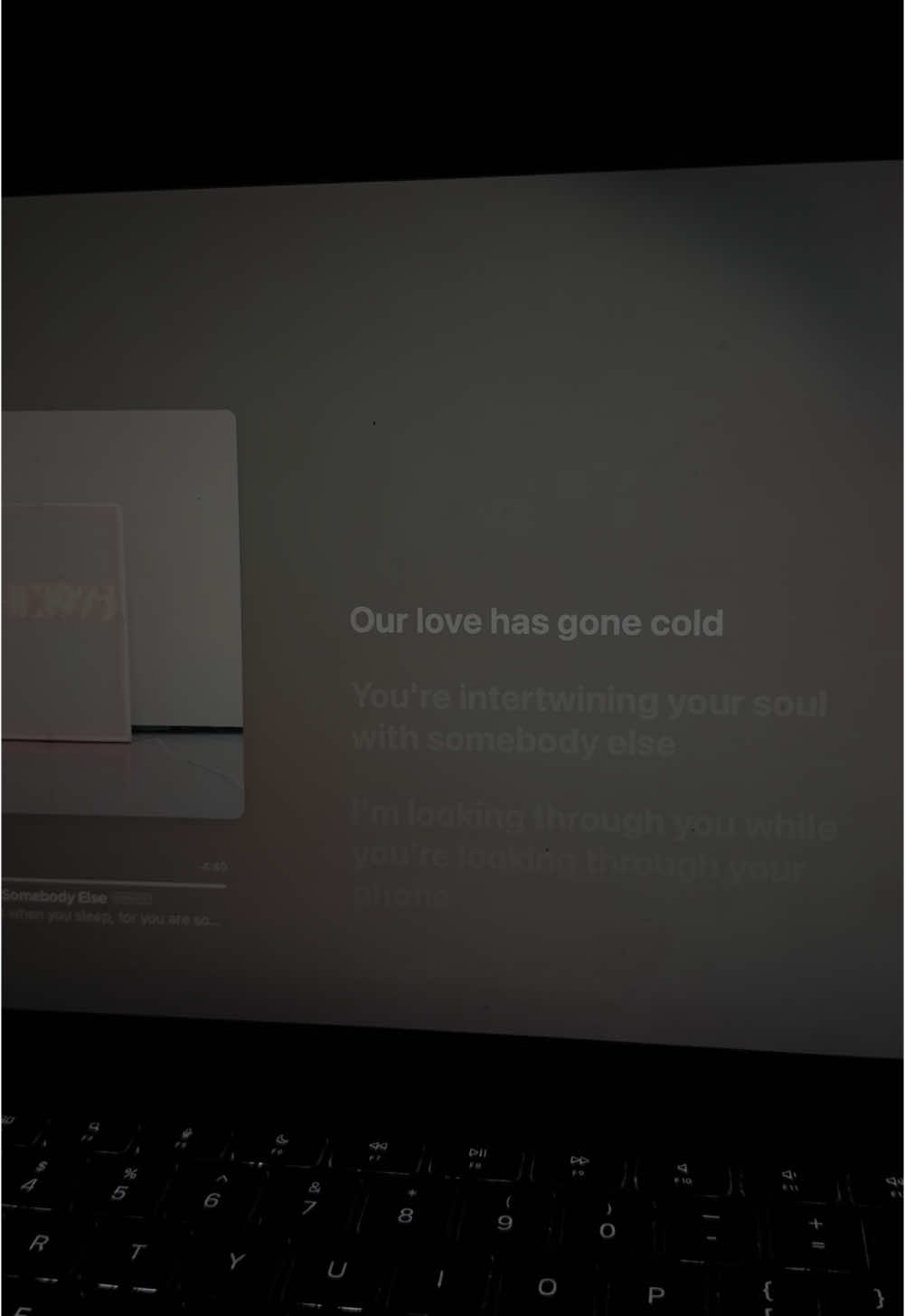 So I heard you found somebody else #the1975 #matthewhealy #lyrics #somebodyelse 