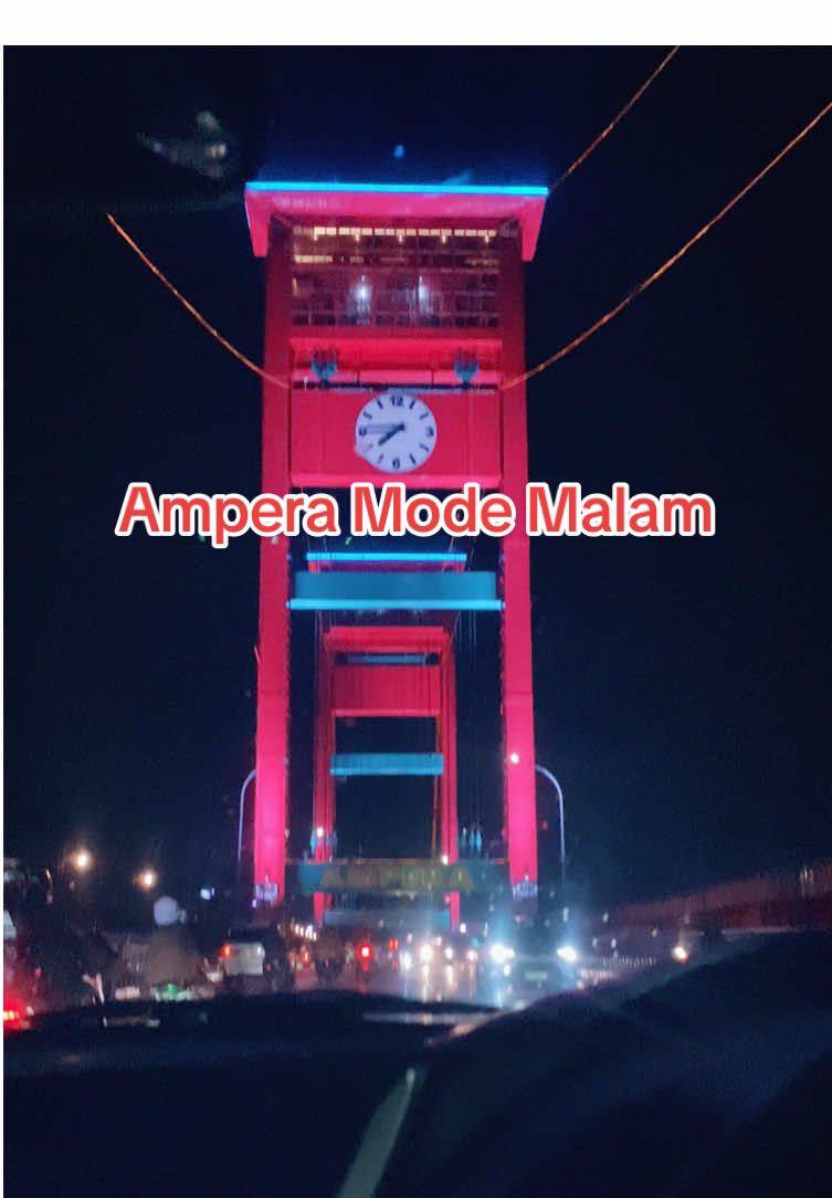 Ampera malam hari #palembang #jembatanampera #malam #sumatraselatan 