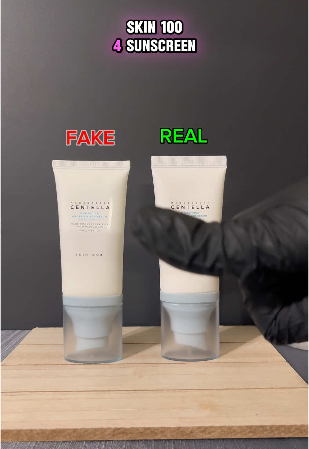 Real Vs Fake Skin1004 Sunsceen #skin1004sunserum #skin1004sunscreen #kbeautysale #koreanskincare  @K Beauty 