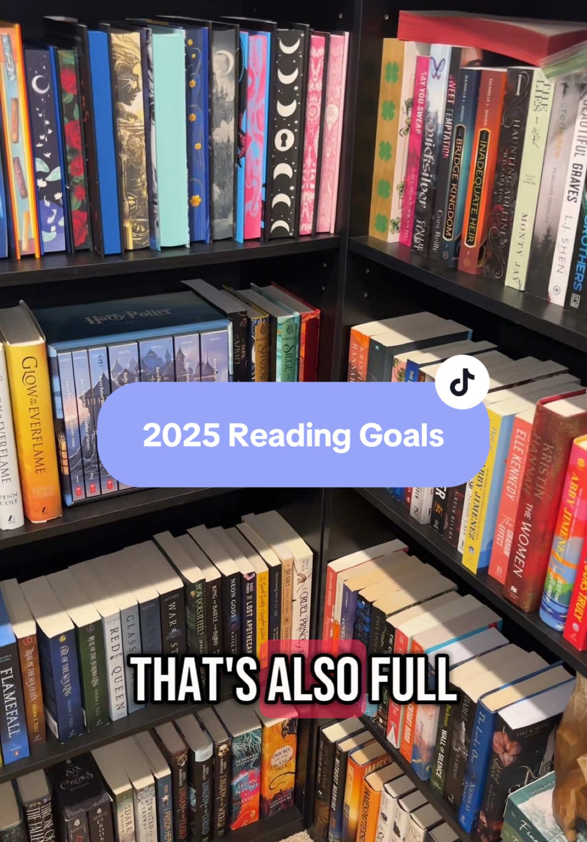 #2025goals  #goals  #readinggoals #goodreads #bookshelf 