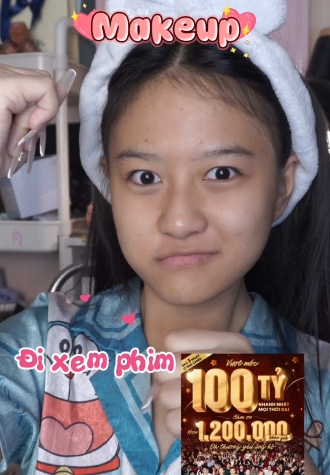 Không cần bộ 4, 1 mình Chin đủ báo rồi 😆 #makeup #makeuptutorial #fyp #botubaothu 