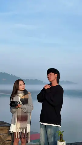 Chụp ảnh săn mây cho bạn nữ tại tiệm cà phê TaVi 😍 #thochupanhdalat #xuhuong #liemdalat #tiemcaphetavi #tavi 