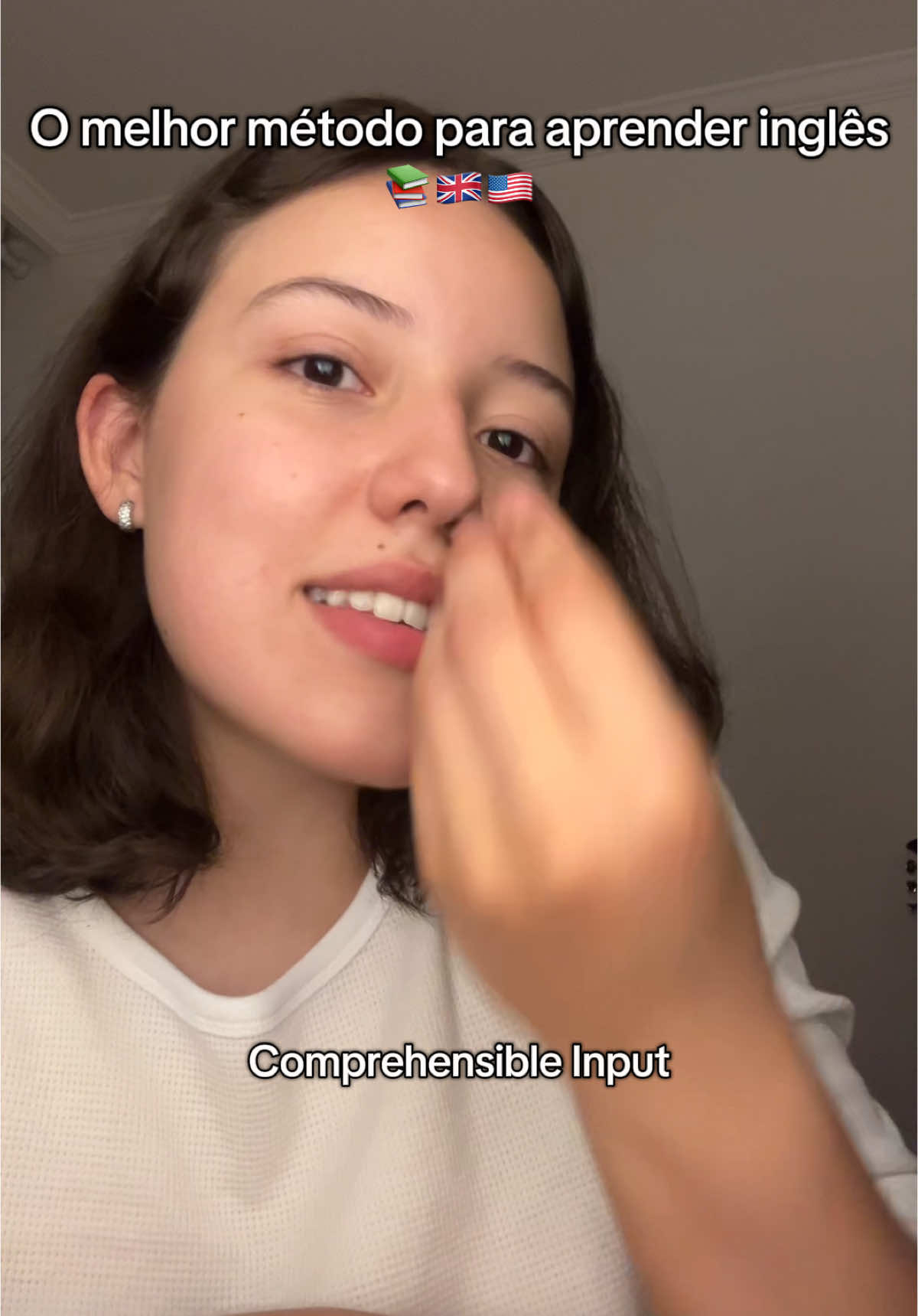 o melhor método para aprender inglês é o conprehensible input n tem jeito  #fyp #ingles 