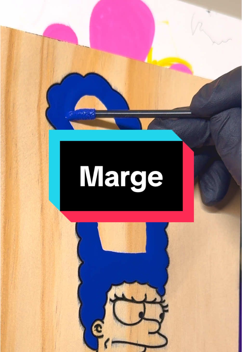 Satisfying Marge Simpson #satisfying #simpsons #art 