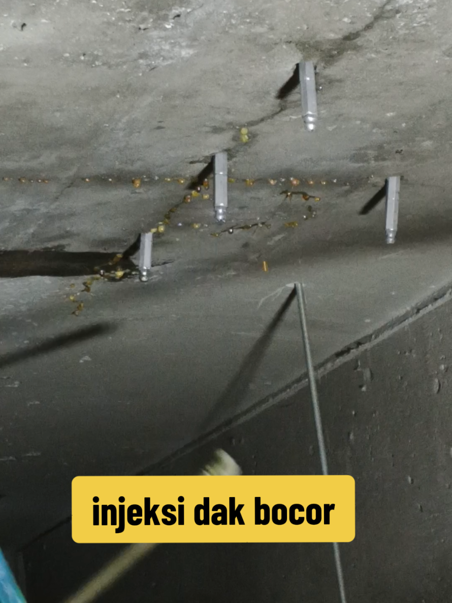 mengatasi dak rembes#waterproofing #injeksi #fyp