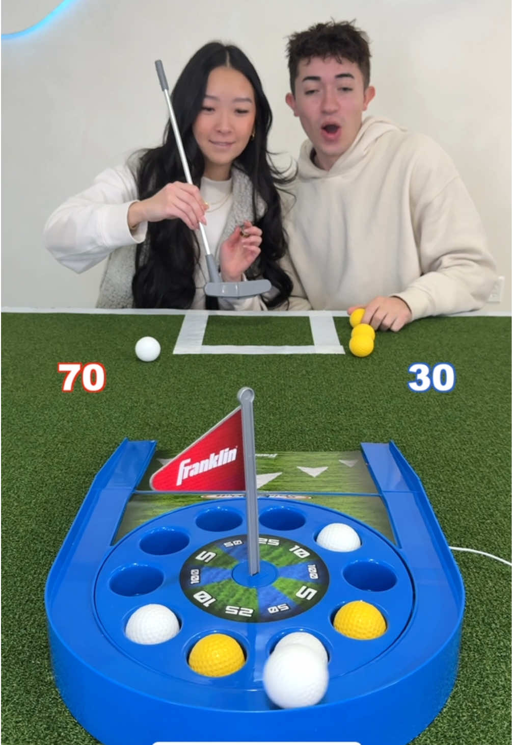 Mini golf challenge ⛳️ #golf #game #competition 