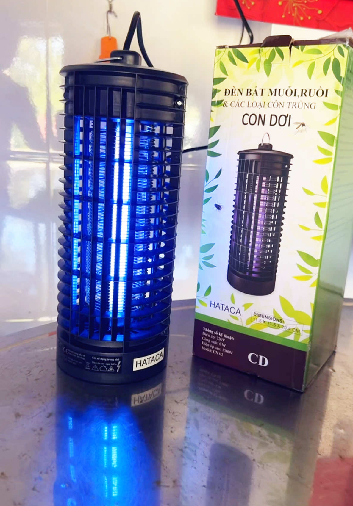 Đèn bắt muỗi đuổi côn trùng hình tháp 3D #denbatmuoi #tienich #tiemtrucmy #dendietcontrung 