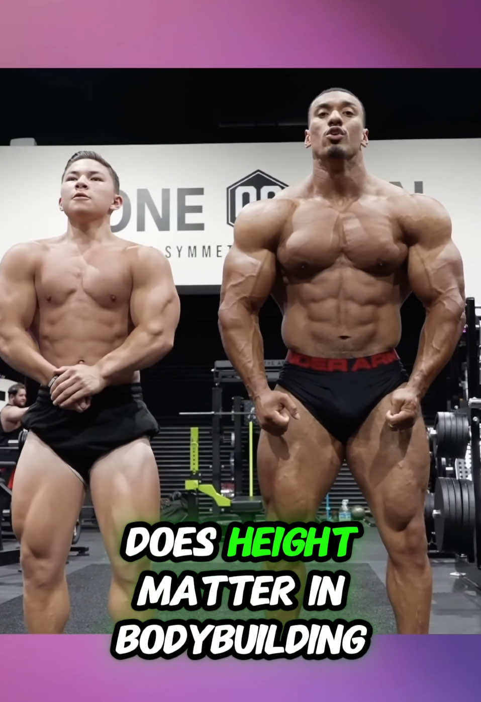 Does height matter? 🧬💪🏽 #fyp #trending #viral #fypシ #explore #height #heightdifference #bodybuilding #genetics #tall #short #muscle #GymTok #gym #body #doyou #davidlaid 