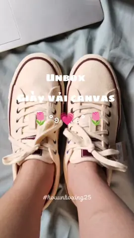 #houunboxing #unbox #rewiew #giaycanvas #giaynu #dincoxshoes 
