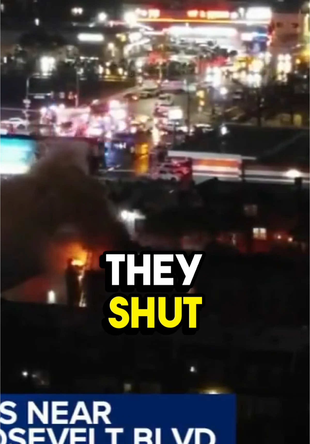 Plane Incident Causes Bus Fire and Debris on Cars #tragedy #philadelphia #philadelphiaplanecrash #planecrash #nephiladelphia 