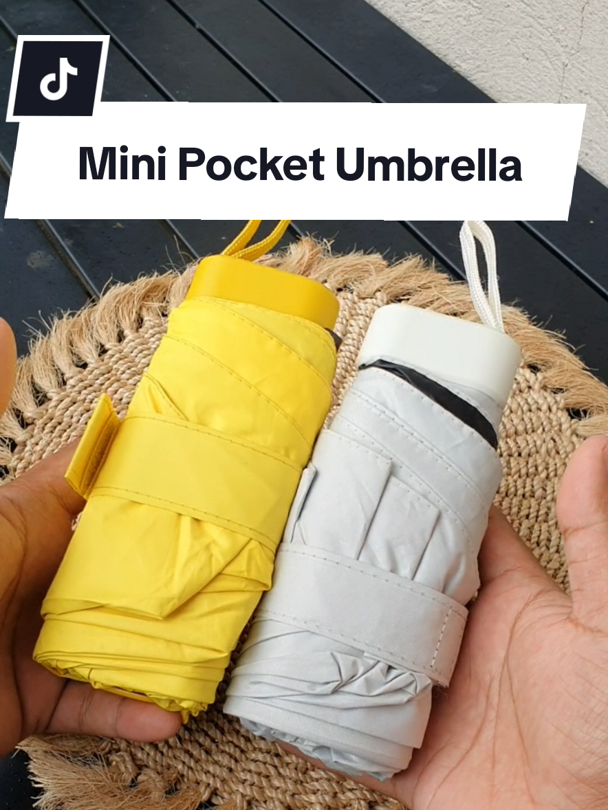 Mini Pocket Size Umbrella Cute and Fashionable Easy to Carry #umbrella #pocketumbrella #miniumbrella #mini #pocketsize 