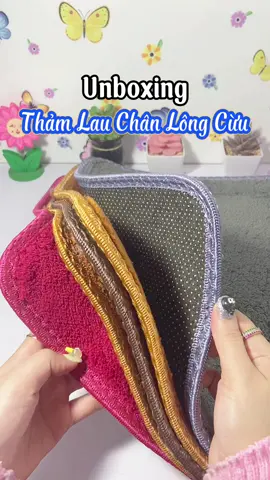 Rẻ, đẹp, thấm hút tốt lại còn chống trơn trượt, đáng mua nha mấy bà ✨🥰✨ #unboxing #thamlauchan #thamlauchansieutham #thamlauchanchongtruot #thamlauchanlongcuu #giadungtienich #viral #lunariviu03 