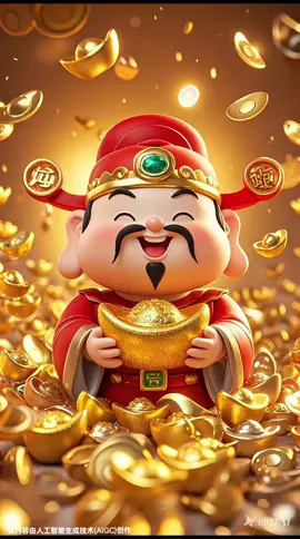 Đầu năm hoan hỉ đón thần tài, ở hiền sẽ gặp lành 🥰  #thantaiden #nammoi #tet 