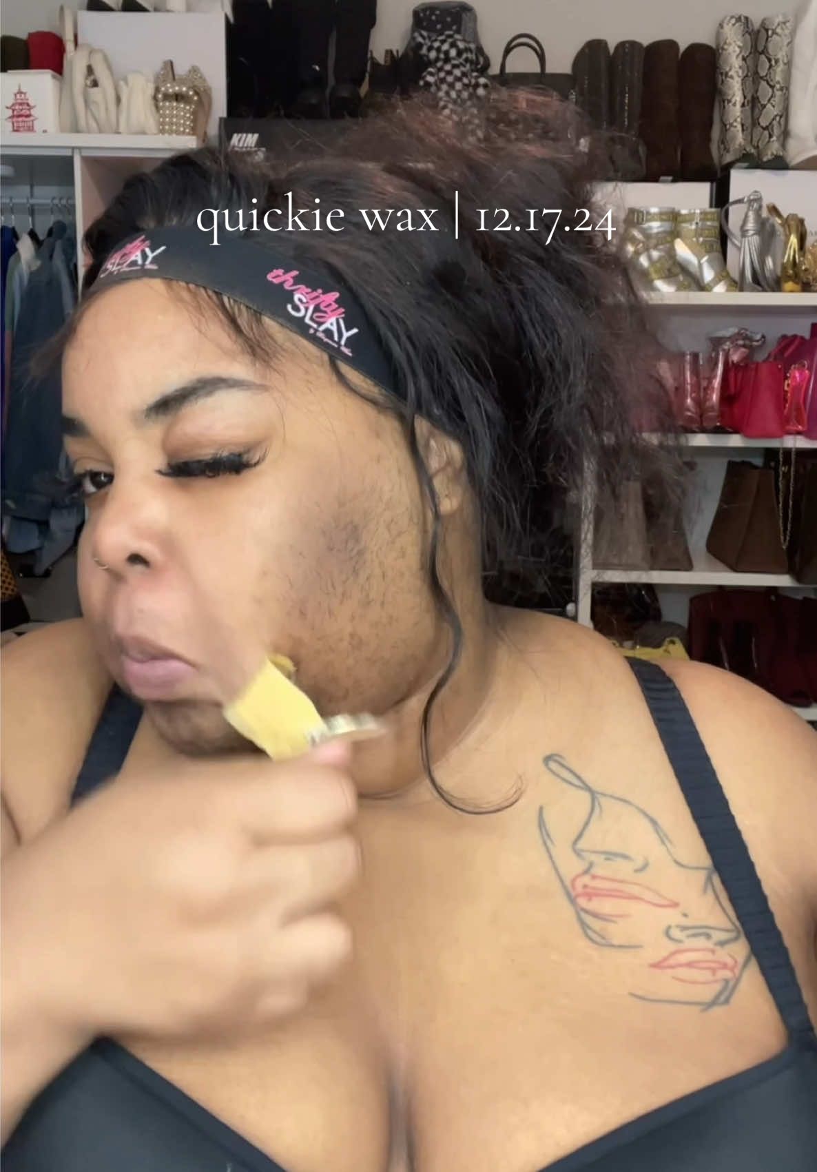 12.17.24 | 15 minute quickie face wax w/ @Tress Wellness 🤍 tap the orange cart and/or 🔗 (the og tress wax kit is $10 cheaper on TikTok shop) #tresswellness #tresswellnesswax #pcos #hirsutism #pcoswax #hirsutismwax #underarmwax #hardwax #hardwaxtutorial #waxingathome #waxingtutorial
