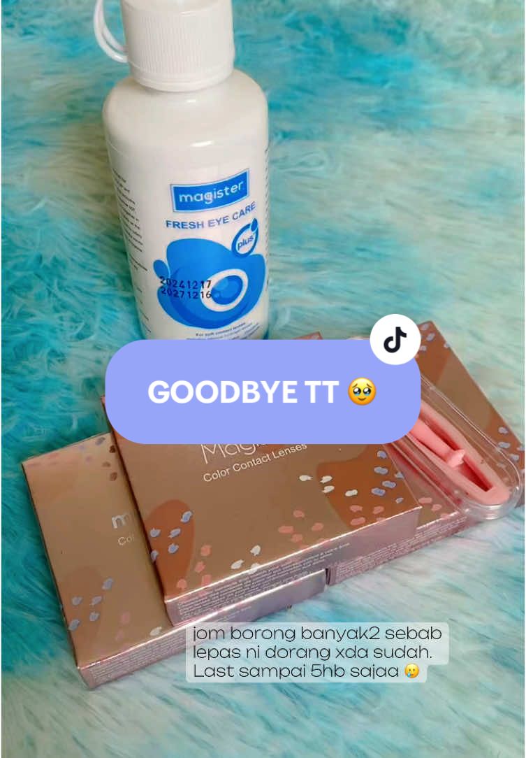 Jom borong banyak2. Tahan smpi 6bulan klu sudah buka 😍😍 #magisterlensviral #softlensmurah  