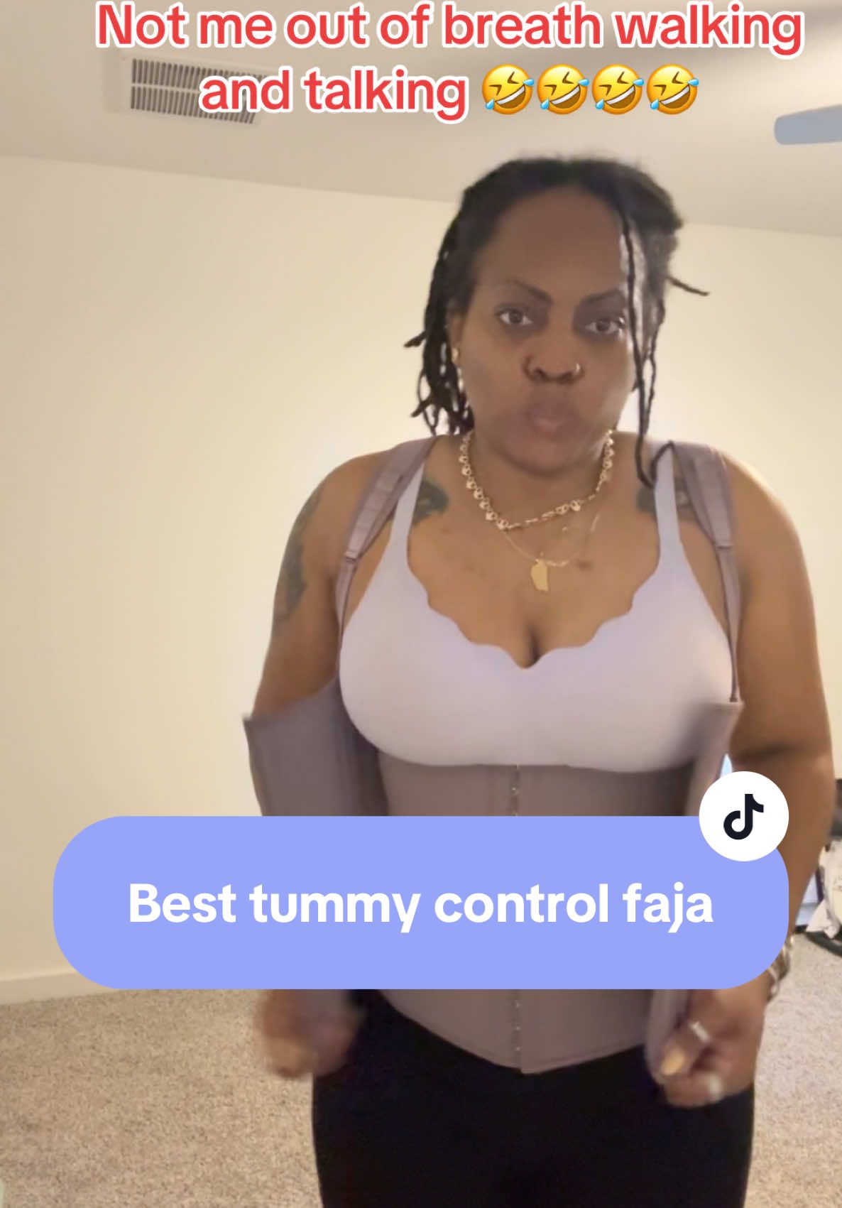 Don’t mind the tv on the floor the people are coming 😩#creatorsearchinsights #faja #tummycontrol #affiliatemarketing #tiktokshop #shapewear 