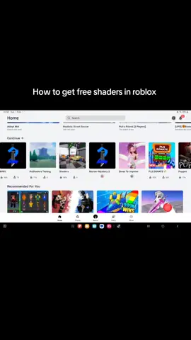 How to get free shaders in roblox ☺️ Drop a like 👉