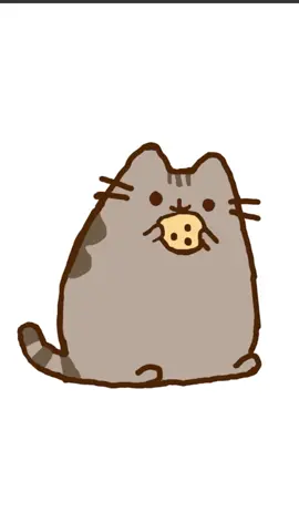 My first animation of pusheen eating a cookie #pusheen #anamation #fatcat