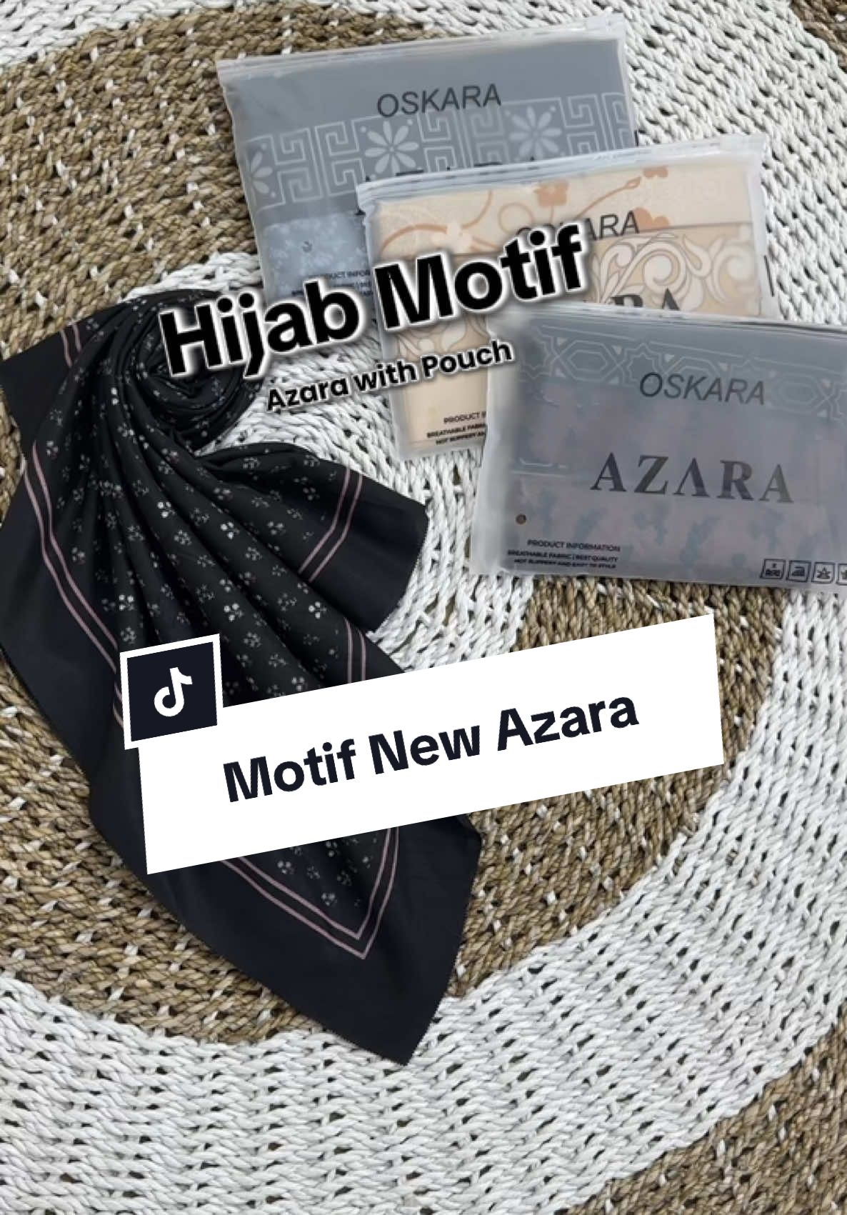 Motif new nihh hijab motif seharga seblakk lohh🥰😍#januari #motifviral #hijabmotif #segiempat #azara #xybca #kontenviral