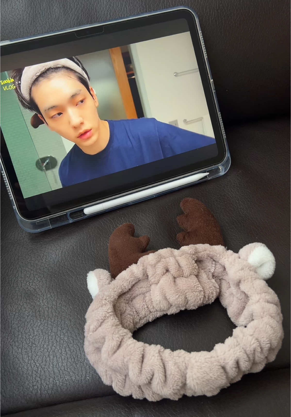 Soobin’s face wash headband! #soobin #soobintxt #txt #txtmoa #moa #viral #fyp #foryou #foryoupage 