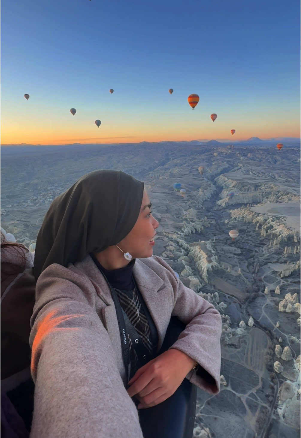 its my dream mas! bucket list: cappadocia hot air balloon checked!✅ #cappadocia #travel #hotairballoon #fyp #malaysia #turkey 
